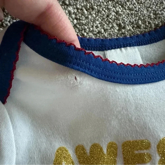 Infant Girls Size 6-9 Months New York Giants Onesie/Pants - Picture 3 of 5